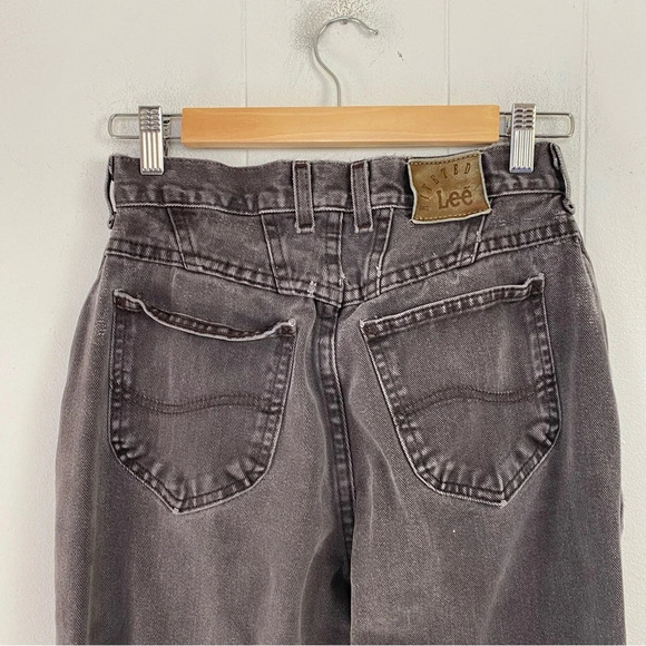 Lee Vintage 90s Jeans Faded Distressed Faded Brown High Rise 26” X 30” Mom - Picture 10 of 16